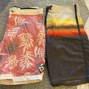 Men’s Board Shorts (Lot of 2)